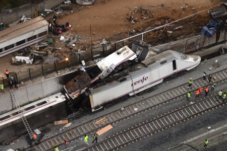SPAIN-RAIL-TRANSPORT-ACCIDENT