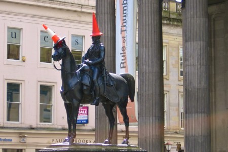 Duke of Wellington statue Glasgow