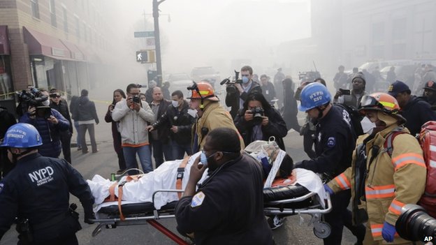 Gas Blast Followed by Collapse of a Building in New York Has Resulted in Two Deaths